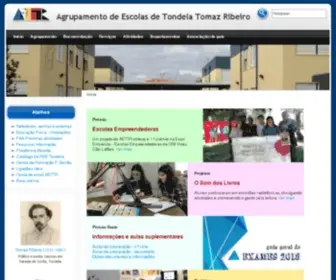 Aetomazribeiro.net(Agrupamento de Escolas de Tondela) Screenshot