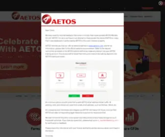 Aetoscg.com(AETOS Markets) Screenshot