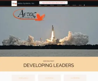 Aetossystems.com(Aetos Systems) Screenshot