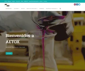 Aetox.es(Asociación Española de Toxicología) Screenshot