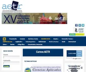 Aetr.net(Asociación Española de Técnicos en Radiología) Screenshot