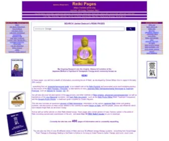 Aetw.org(Pages of Reiki & related info) Screenshot