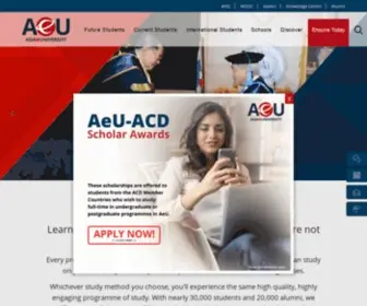 Aeu.edu.my(Asia e University) Screenshot