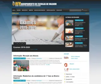 Aev-Valbom.org(AGRUPAMENTO DE ESCOLAS DE VALBOM) Screenshot