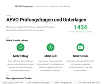 Aevo-Pruefungsfragen.de(Aevo Pruefungsfragen) Screenshot