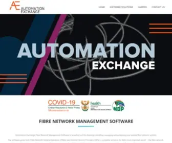 Aex.co.za(Managed Fibre Networks) Screenshot