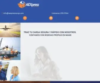 Aexpresscargo.com(Aexpress Cargo) Screenshot