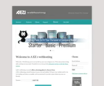 Aez1Webhosting.com(A Ez One Webhosting Plans and Hourly Maintenance (Official Site)) Screenshot