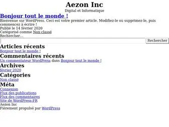 Aezoninc.com(Digital et Informatique) Screenshot