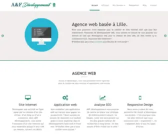 AF-Developpement.com(Agence web basée à lille) Screenshot