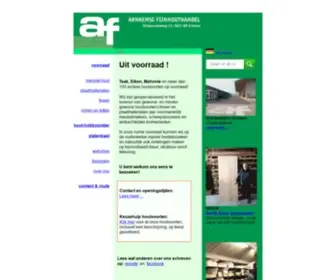 AF.nl(Arnhemse Fijnhouthandelhoutsoorten) Screenshot