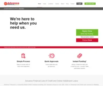 AF247.com(Online Flex Loans) Screenshot