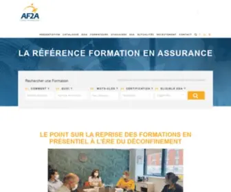 AF2A.com(Formation en assurance) Screenshot