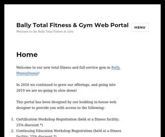 Afaaportals.com(The Bally Total Fitness & Gym) Screenshot