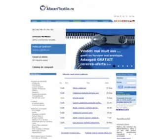 Afaceritextile.ro(Lista de furnizori de haine din intreaga lume disponibila online la) Screenshot