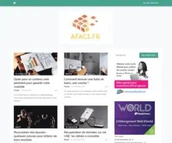 Afacs.fr(AFACS-Votre patenaire en communication cohérente) Screenshot