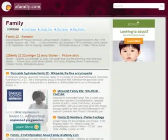 Afamily.com(Family) Screenshot