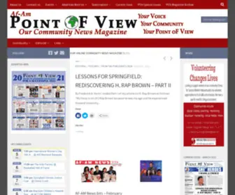 Afampov.com(POV Online Community Newspaper) Screenshot