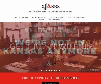 Afandco.com(Restaurant & Hospitality Consultants) Screenshot
