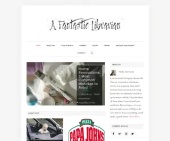 Afantasticallibrarian.com(Writing and Lifestyle Blog) Screenshot