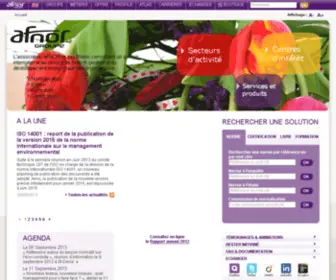 Afaq.org(AFNOR Certification) Screenshot