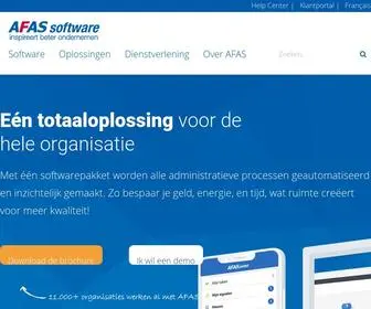 Afas.be(AFAS Software) Screenshot