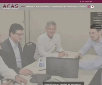 Afas.com.br(Outsourcing & Consulting) Screenshot