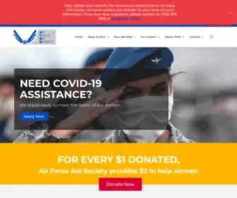 Afas.org(The Air Force Aid Society) Screenshot