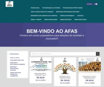 Afascursos.com.br(BEM-VINDO AO AFAS) Screenshot