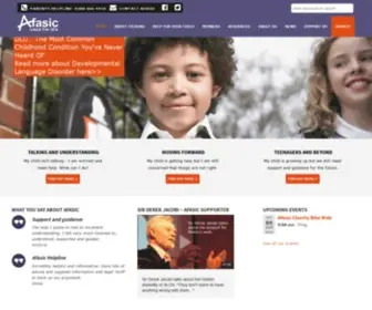 Afasic.org.uk(Voice for Life) Screenshot