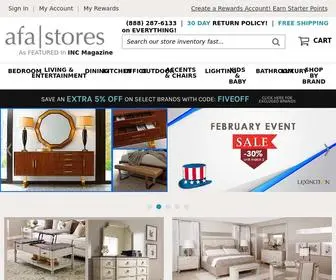 Afastores.com(Buy Furniture & Home Decor OnlineTop Brands) Screenshot