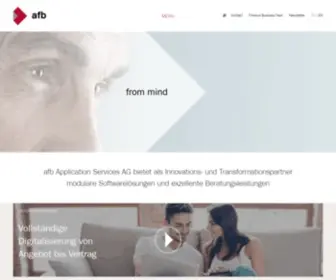 AFB.de(Modulare Softwarelösungen & exzellentes Consulting) Screenshot