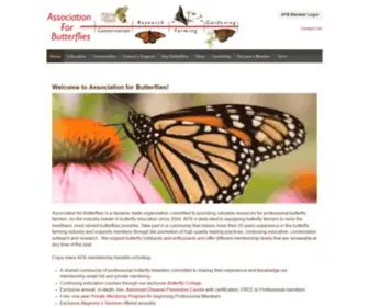 Afbeducation.org(Association for Butterflies) Screenshot