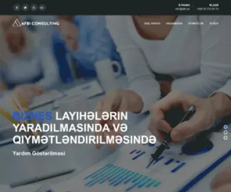 Afbi.az(Consulting Company) Screenshot