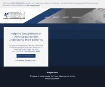 AFBN.us(Armed Forces Benefits Network) Screenshot