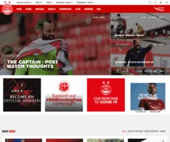 AFC.co.uk(Aberdeen FC) Screenshot