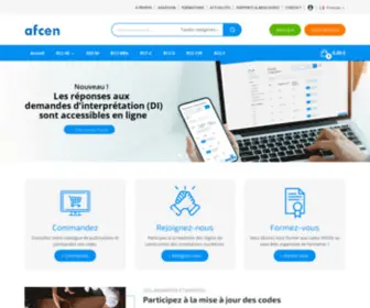 Afcen.com(Site de l'AFCEN) Screenshot