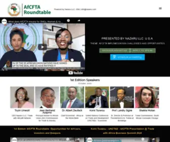 AfcFtaroundtable.com(AFCFTA ROUNDTABLE) Screenshot