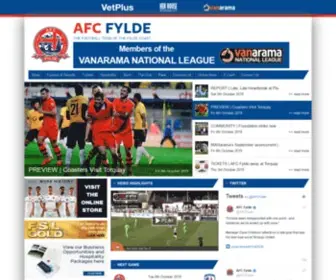 AfcFylde.co.uk(AFC Fylde) Screenshot