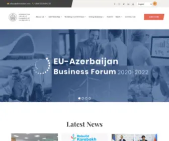 Afchamber.com(The Azerbaijan) Screenshot