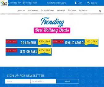 Afcholidays.com(Holiday packages from Dubai) Screenshot
