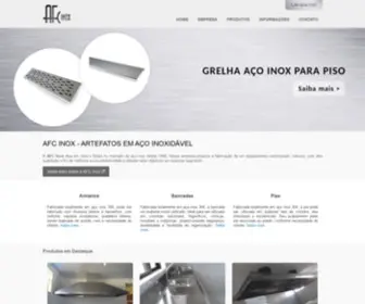 Afcinox.com.br(AFC Inox) Screenshot