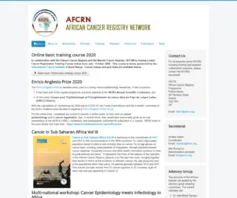 AFCRN.org(African Cancer Registry) Screenshot