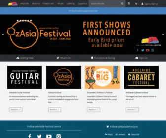 AFCT.org.au(Adelaide Festival Centre) Screenshot