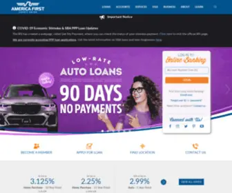 Afcu.com(America First Credit Union) Screenshot