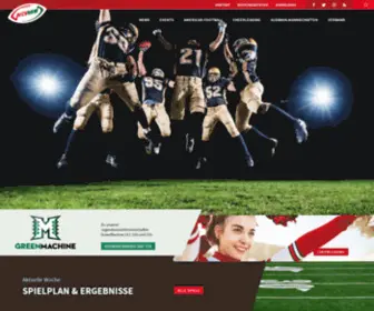 AFCVNRW.de(American Football & Cheerleading Verband NRW) Screenshot