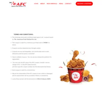 AFC.world(The American Fried Chicken Pvt) Screenshot