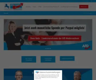 AFD-Niedersachsen.de(Willkommen) Screenshot
