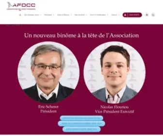 AFDCC.fr(L'ASSOCIATION DES CREDIT MANAGERS ET CONSEILS) Screenshot