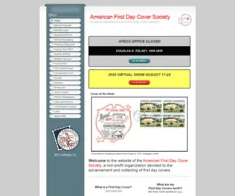 AFDCS.org(The American First Day Cover Society) Screenshot